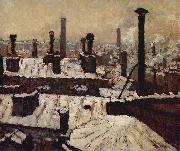 Gustave Caillebotte Toits sous la neige Germany oil painting artist